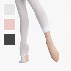 제이와이홀딩스 1+1 성인 발레 연습용 홀 구멍 타이즈, M, 피치+피치