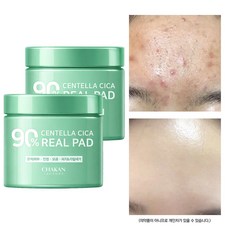 착한팩토리 트러블 모공 진정 각질 피지 센텔라시카 90% 리얼 토너패드, 70매입, 2개
