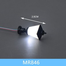 【微景小舖】迷你草地燈模型 路燈 3V電壓 DIY 模型神轎, 1個, MR846-草地燈一個/白光