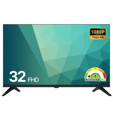 [10% 환급가전] 스카이뷰 81cm 32인치 FHD LED TV 대기업패널 에너지1등급 고화질 티비 스탠드형 벽걸이형, 고객직접설치, 32 FHD, 81cm/32인치