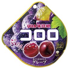 UHA 味覺糖 酷露露Q軟糖 紫葡萄口味, 6包