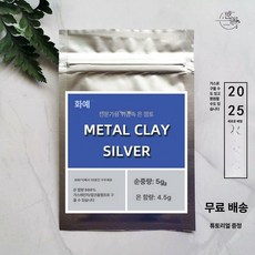 은점토 클레이 DIY 찰흙 10g 50g 순은점토, A.5g, 1mg