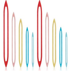 코바늘 플라스틱용 실 바늘 큰 눈 두꺼운 뜨개질용 뜨개질 용품 및 액세서리용 바느질 10개, 코바늘 플라스틱용 실 바늘 큰 눈 두꺼운 뜨개질용 뜨개