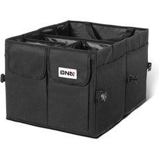 자동차용 DNA 모 트렁크 정리함 60L 대용량 접이식 여성용 멀티 컴파트먼트 블랙 TOOLS0049, 2 Compartments 4