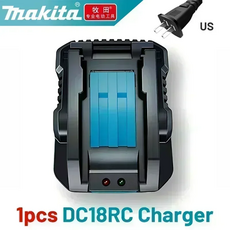 DC18RC 리튬 이온 배터리 3A 충전기 오리지널 마키타 18V 14.4V BL1860BBL1850BBL1840BL1830BL1820BL1415BL1440 전동 공구, [08] minicharger-US