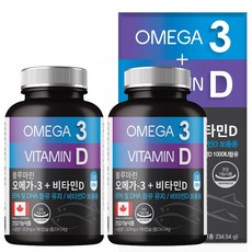 힐링팩토리 블루마린 오메가3 비타민D, 180정, 2개