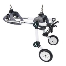 비바펫 강아지 휠체어 애견 보조기 2륜, XXS(2륜휠체어), 1개