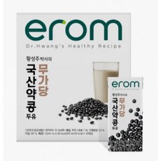 이롬 황성주박사의 국산 약콩두유 검은콩 무가당, 96개, 190ml