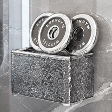 妃雪森 多功能防水紙巾盒, 1個, 單層(透明), 單層(透明)