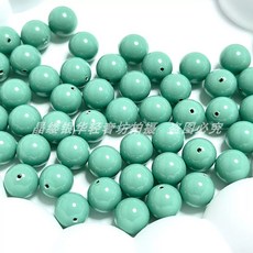 진주 아라잔 화이트 디저트 토핑 식용구슬 믹스 스프링클 데코 케이크 장식 85g 럭스펄 2, S. 8mm 715 에메랄드 그린 비즈 1개, 1