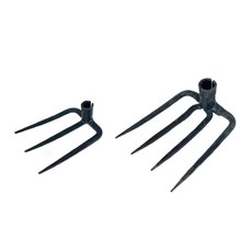 시골부부쇠스랑 3발 4발쇠스랑 쇠스랑머리 텃밭 철탑 주말농장 김매기 단조농기구, 네발쇠스랑, 1개