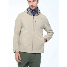 【WILDLAND荒野】男款三層貼防風防潑水保暖軟殼衣/防風外套/登山外套