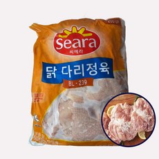 시에라 순살 닭다리살 닭정육 2kg 식당 업소용, 1개