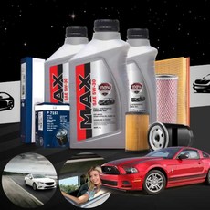 포드 머스탱(5세대) 3.7(05~14) 가솔린 MAX 롱라이프(2만km) 엔진오일세트 5W30