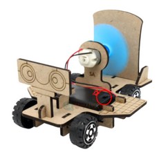 DIY 화성탐사 로봇 만들기 세트 풍력 활용 뉴턴의 운동법칙 과학실험 과학실험키트, 1개