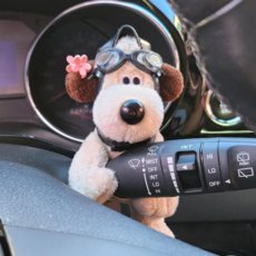 ALFRIENDS 자동차 깜빡이 인형 와이퍼 강아지인형, 1.와이퍼 파일럿, 1개