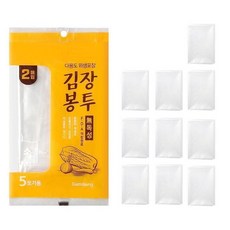 엠다인A 김장봉투 소형 10매 김장비닐봉투, 감동 김장봉투 2P 소 (5개)