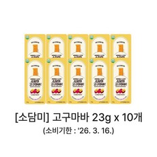 소담미 고구마바 가벼운영양간식 23g x 20개, 10개