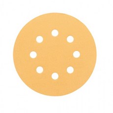 원형샌딩페이퍼 8구 400방 5개 삼각샌딩페이퍼 샌딩패드 샌딩기사포 목공사포 연마포, 1개