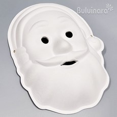 귀여운 산타클로스 가면 (무지) 종이가면, 1개, 무지