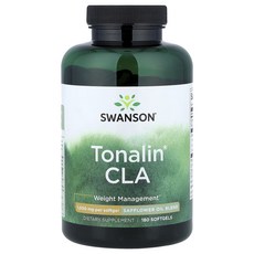 절실히 몸관리가필요한시기 Swanson Tonalin® CLA 1000mg 소프트젤 180정 프리미엄할인상품입니다, SwansonTonalinCLA1000mg소프트젤180, 1개