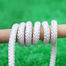 산악로프 로프 비상탈출용 로프줄 다용도 로프 등반용, 화이트 8mm 100m