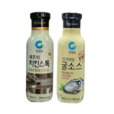 청정원 쉐프의 치킨스톡 270g+ 프리미엄굴소스 280g
