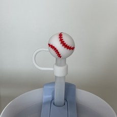 스탠리 호환 텀블러 빨대마개 10mm, 39.야구공, 1개