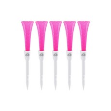 수리오 메쉬 무저항 골프티, 5개, 핑크