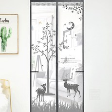 나특몰 문모기장 100x210cm 그레이사슴 간편한모기장