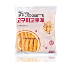 대량 냉동 고구마고로케 생지 900g/10개 업소용 벌크, 10개, 900g