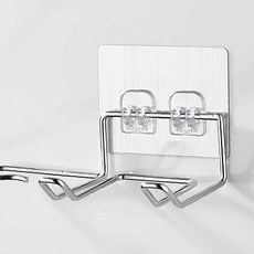 드라이기거치대 헤어 드라이기 실버 거치대 홀더 무타공 고데기선반