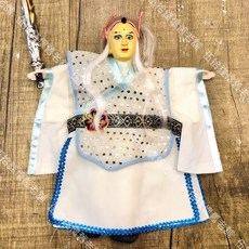 伍拾錢 布袋戲 掌中戲 現代手偶 傀儡戲 角色扮演 交換禮物 台灣紀念品 懷舊復古童玩, 1個, 現代布袋戲E