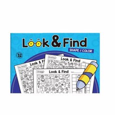 Look & Find 顏色形狀遊戲書 (32頁), 1套