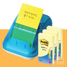 IS리빙 포스트 잇 팝업 디스펜서 KR 2003 리필3패드 3m포스트잇팝업디스펜서세트