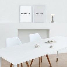 에이원 데스크 패드 식탁 테이블 매트 가죽 방수 식탁보 테이블보, 60x120cm, 화이트/그레이