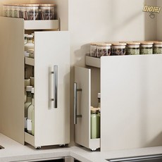 마이픽픽 틈새 슬라이드 수납장 냉장고옆수납장, 단품