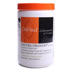 DaVinci Laboratories Spectra Orange Fatigue Fighter Drink Mix with CoQ10, 300g, 1罐