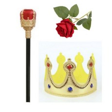 프린스 왕자봉 보석왕관 어린이 왕관 코스튬 소품