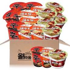(올따옴) 신라면소컵6개+새우탕소컵6개+짜파게티범벅소컵6개, 1개