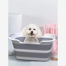 애견욕조 강아지욕조 고양이목욕탕 반려견욕조 욕조 스파 애완 애완견 수영장 목욕탕 고양이, 1개, 북유럽 그레이 대형