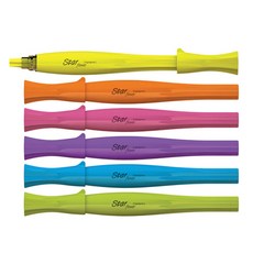 모리스 스타플라워형광펜, 엘로우