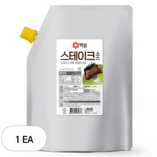 백설 스테이크 소스, 1.8kg, 1개