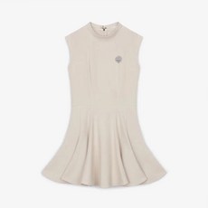 여성골프원피스여름용 여소매 없는 야외 드레스 베이지 블랙 의류 슬리브리스 골프 테니스 원피스