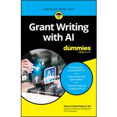 (영문도서) Grant Writing with AI for Dummies Paperback, English, 9781394305865