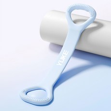 탄성 스트레칭 밴드 요가밴드 라텍스밴드홈트용품스트레칭밴드요가저항밴드추감기, 1개, 파란색