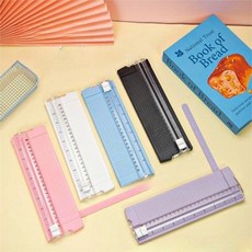 A4 재단기 스티커 트리머 다이어리 꾸미기용품, 상세페이지 참조, SN.종이재단기 퍼플_SN.여분칼