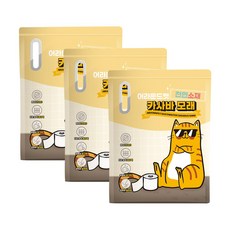 어라운드펫 천연 카사바 고양이모래 더스트프리 3.5kg 3팩, 1팩, 무향