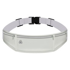 쓰리포켓 방수 러닝 벨트, 1개, 라이트 그레이