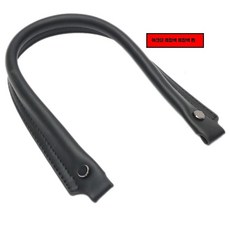 서류가방 핸들 노트북 가방 가죽 수리수선 손잡이 백 교체 스트랩, 1개, G. 남성용 핸드 헬드 무광택 검은 색 손톱 1